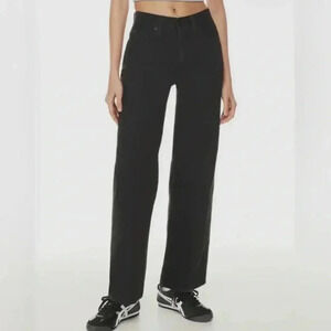 SUNDAY BEST Aritzia Women's Size 26 Black Stone Jupiter High Rise Denim Jeans